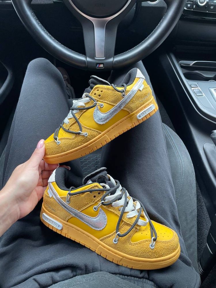 Sneakersy Nike Sb Dunk x Off White yellow