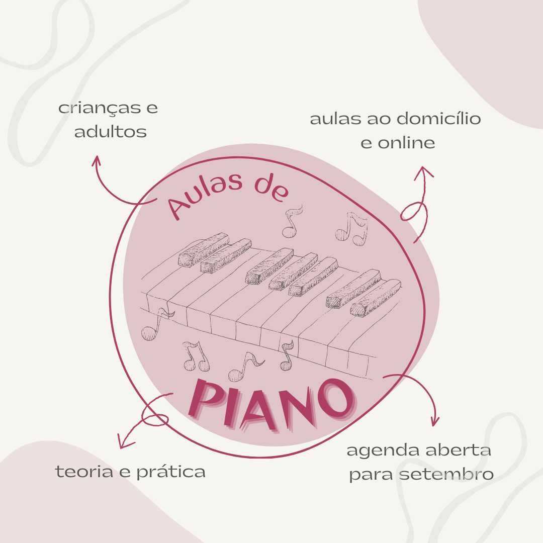 Aulas de piano - crianças e adultos