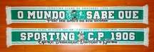 Cachecol Sporting "O mundo sabe que" (Vendo/Troco)