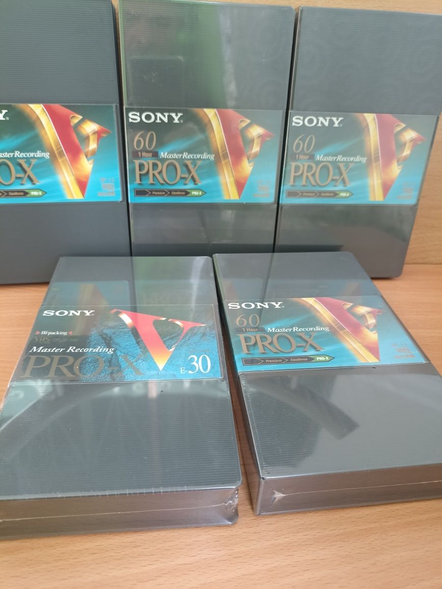 Cassete VHS Sony Master PRO-X