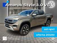 Volkswagen Amarok Amarok Style, beżowy, 3.0V6 240 KM, 4x4, przegląd w cenie!