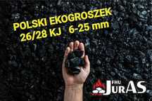 PROMOCJA! TYLKO W MAJU! Ekogroszek workowany krajowy 26/28 MJ!