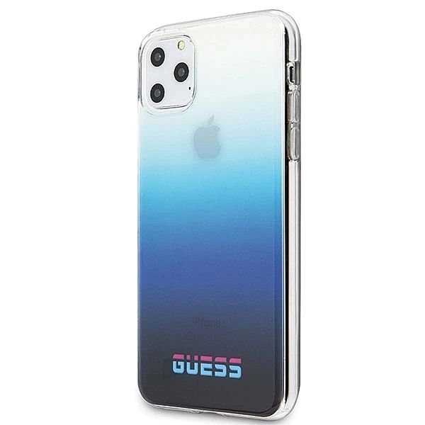 Etui Guess California na iPhone 11 Pro - niebieskie