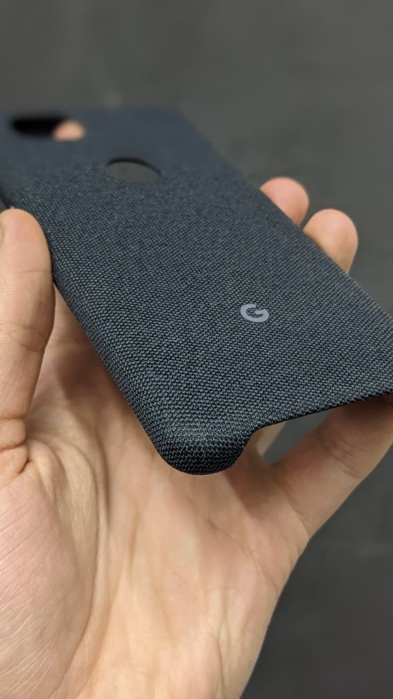 New Чехол Google Pixel 2 Fabric Чехол Оригинал Тканевый Black