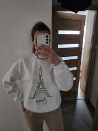 Biała bluza Paris