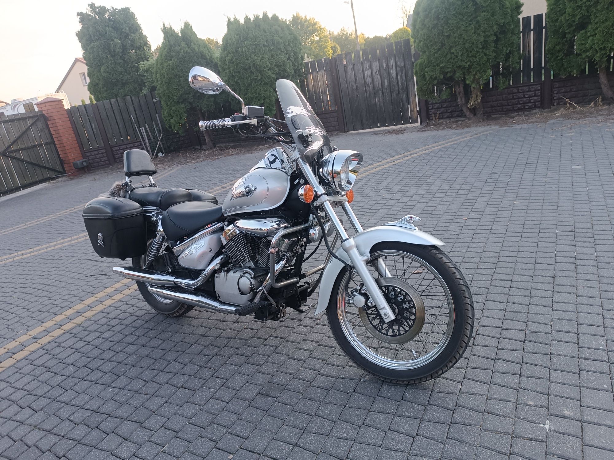 Suzuki Intruder 125 zamiana zamienię motocykl quad cross prl auto bus