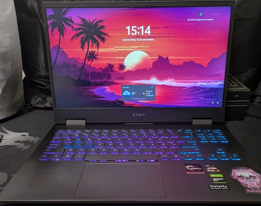 HP Omen 15,6″ | Ryzen 5 4600H | 32 GB RAM | GTX 1650 Ti | SSD 500 GB”