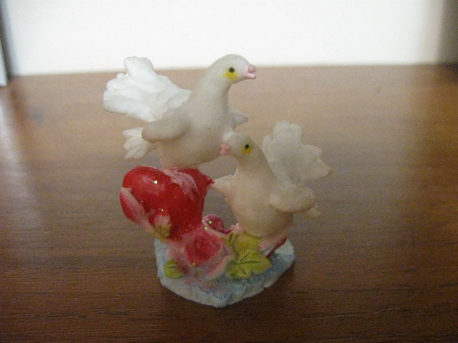 керамическая фигурка голубей фигура голуби из керамики