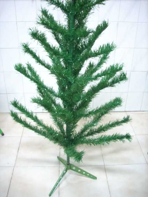2 Árvores Natal cor verde 1,20 m e 0,90 cm + Decoração + iluminação