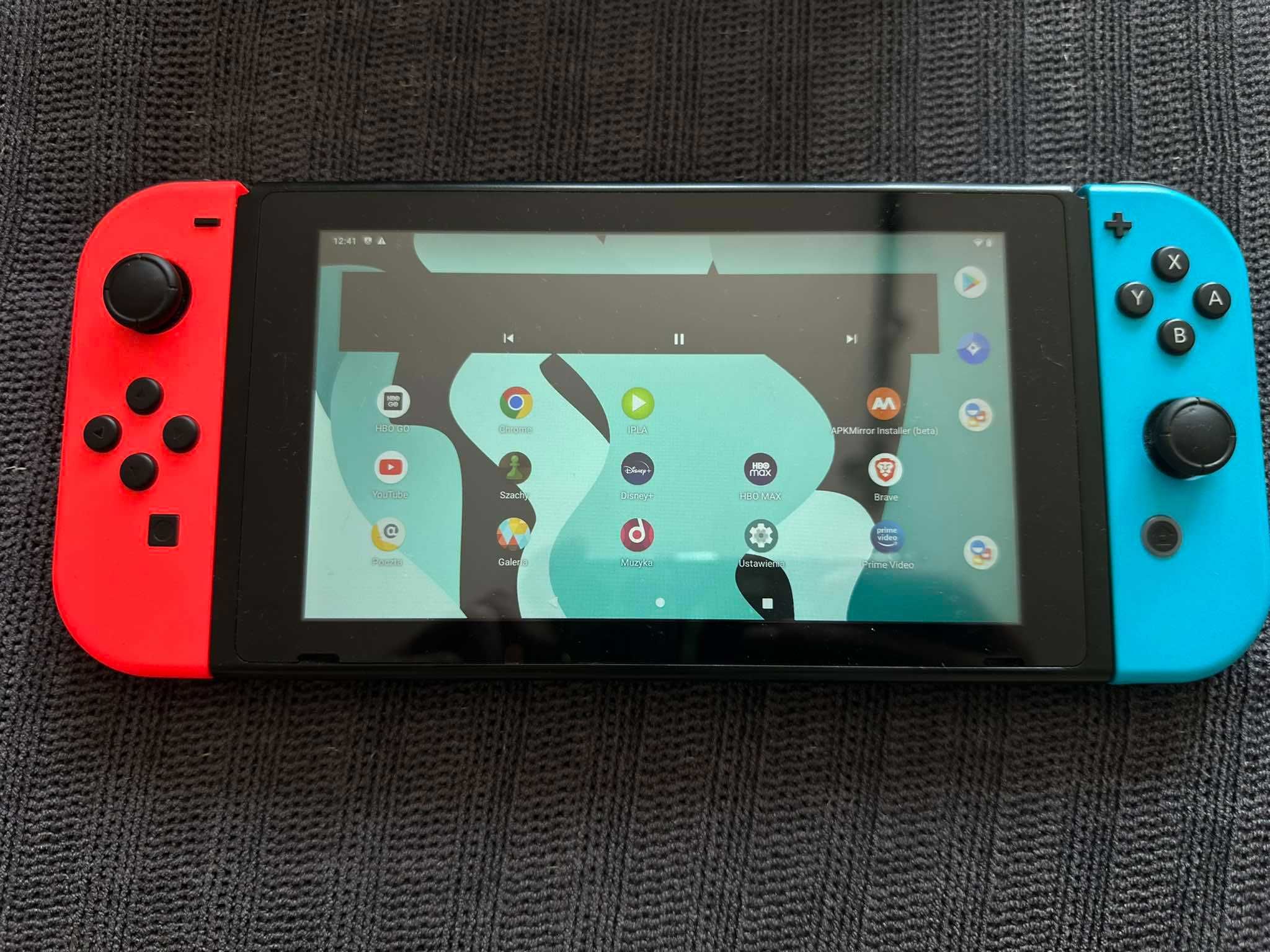 Konsola nintendo switch dużo gier atmosphere linux android psp