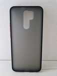 Vennus Color Button Bumper do Xiaomi Redmi 9 Czarny