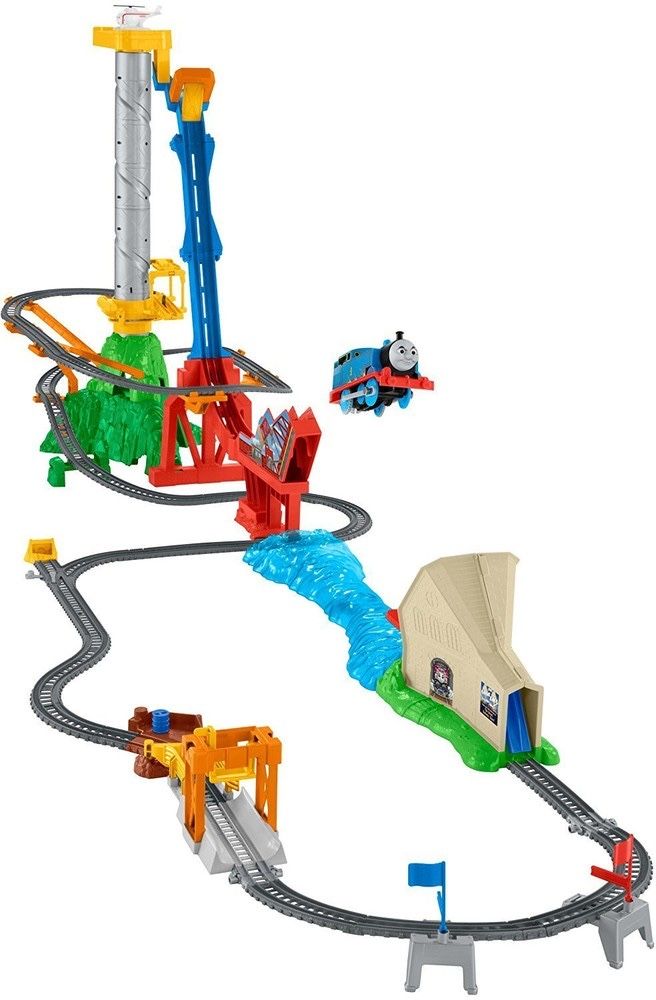 Fisher price залізнична дорога Thomas cтрибок з мосту trackmaster