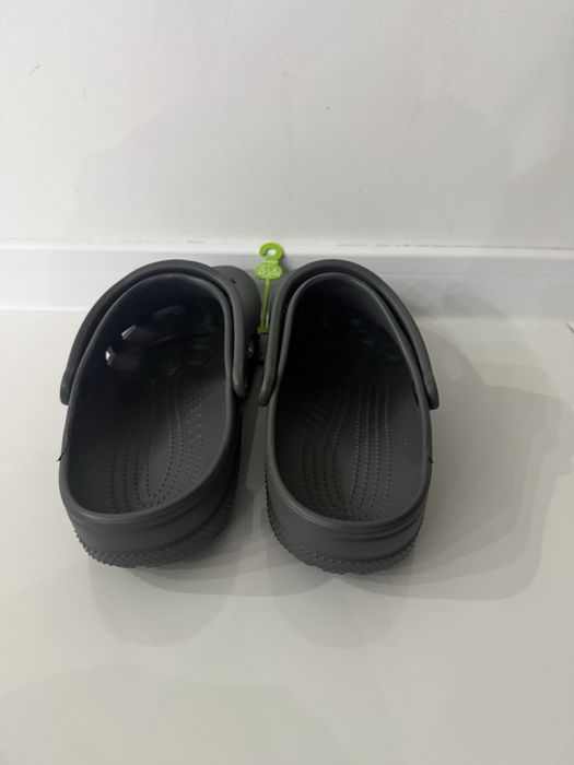 Męskie klapki Crocs Classic r. 46-47 męska m/12 NOWE  Szare