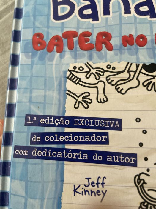 O Diário de um banana - Bater no Fundo... COM DEDICATÓRIA DO AUTOR !!!