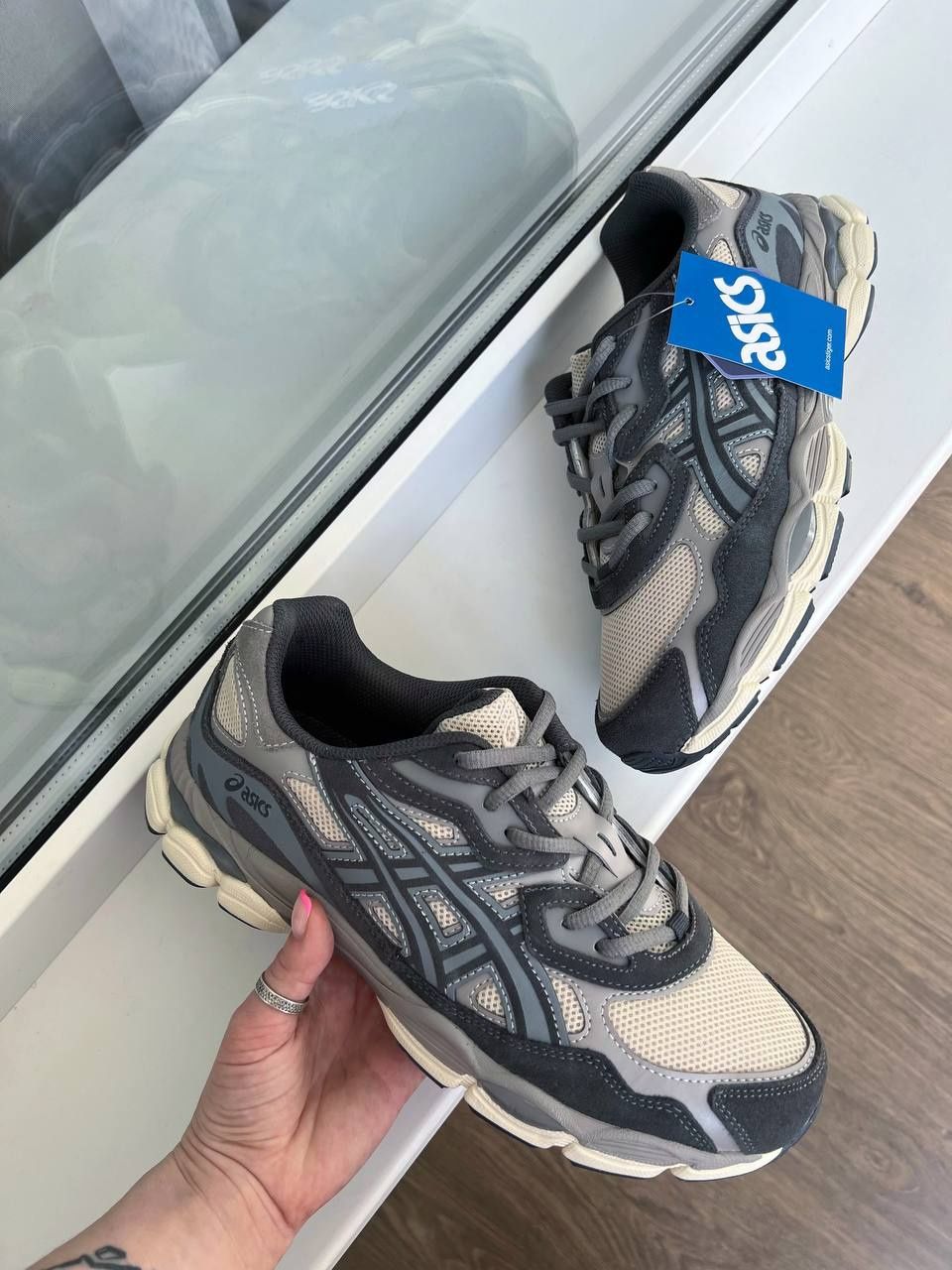 Кроссовки Asics Gel-Nyc Beige Graу