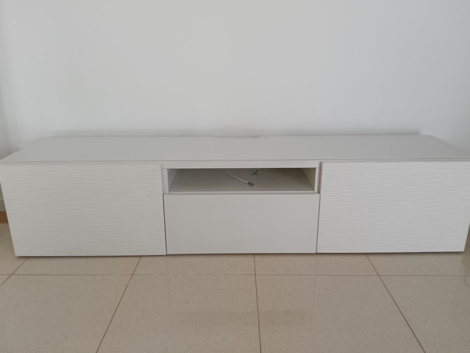 Móvel Branco TV IKEA Besta