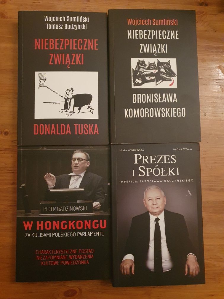 4 książki - polska polityka - nowe