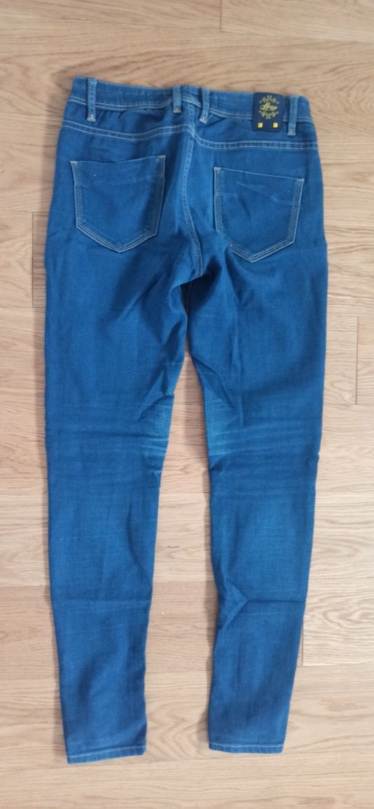 Jeansowe damskie spodnie House rozmiar 36 model Skinny