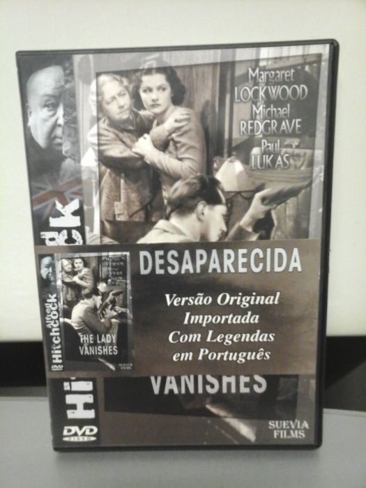 DVD A Desaparecida de Alfred Hitchcock - Legendas PORT Lady Vanished