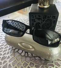 Okulary przeciwsłoneczne męskie czarne Oakley
