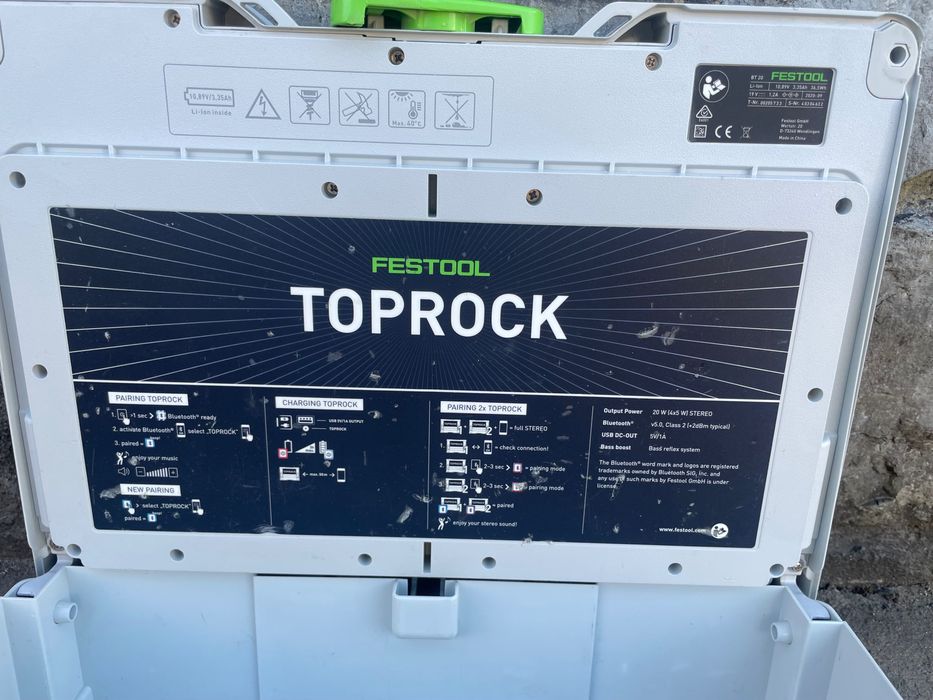 Динамік Bluetooth® Festool TOPROCK SYS3 BT20 M 137