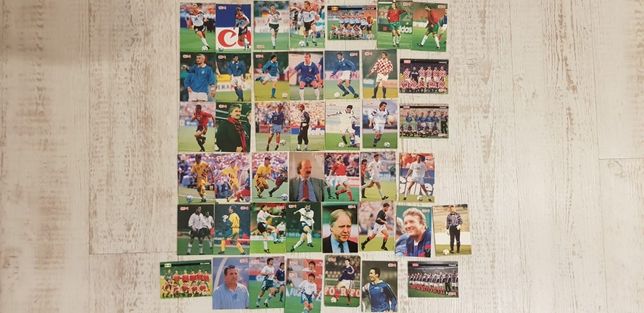 Karty kolekcjonerskie Plascot European Championship Stars 1996 - 44szt