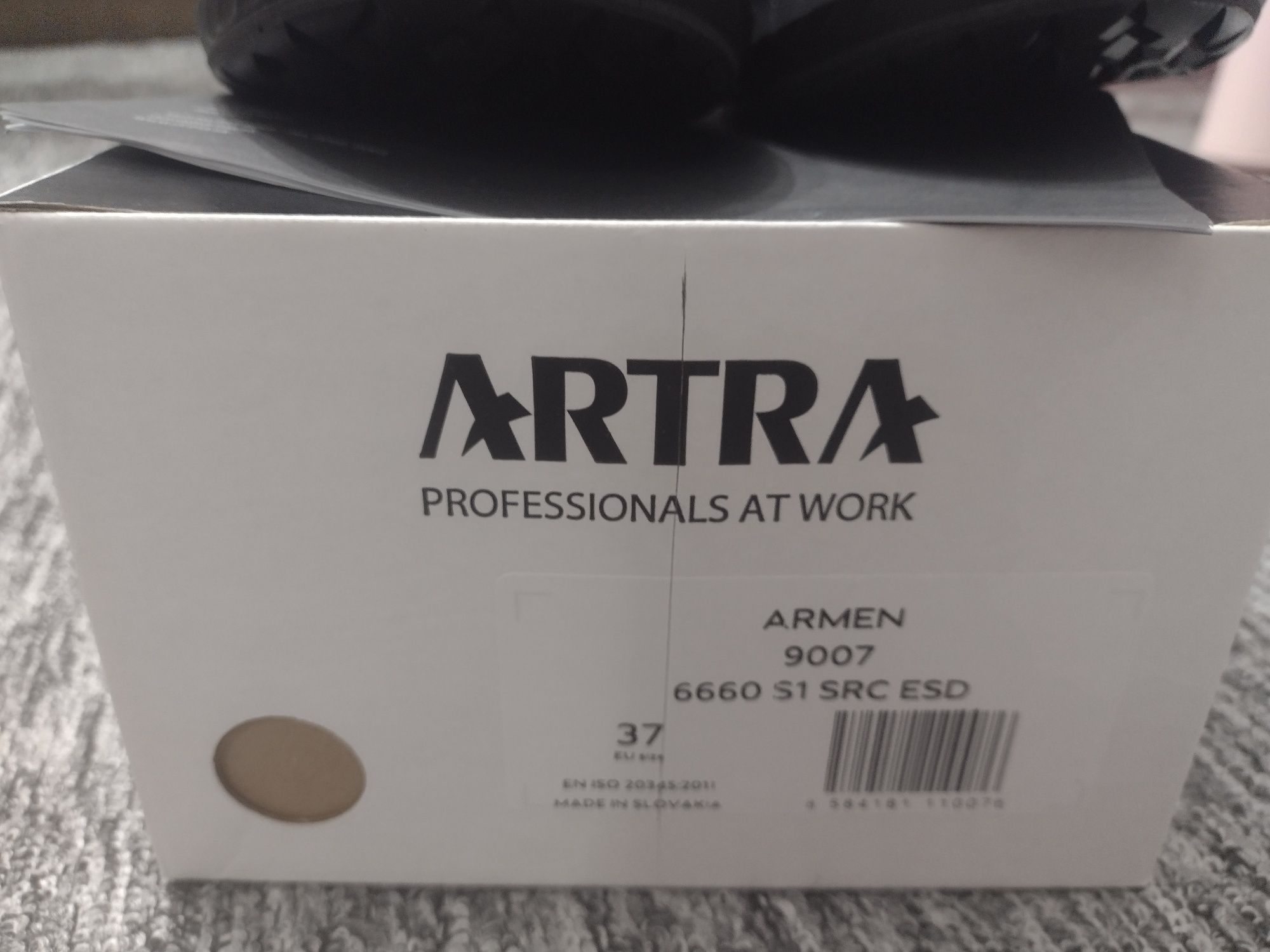 Buty robocze BHP, obuwie ARTRA 37, 24cm wkładka