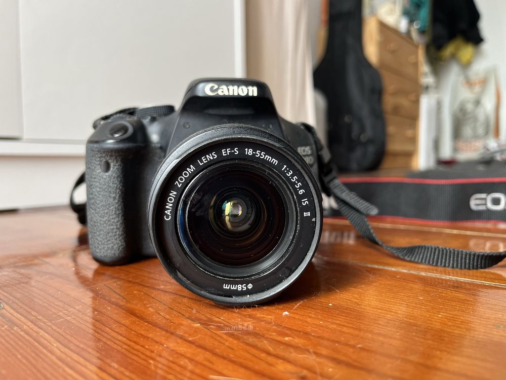 Canon EOS 600D com acessorios