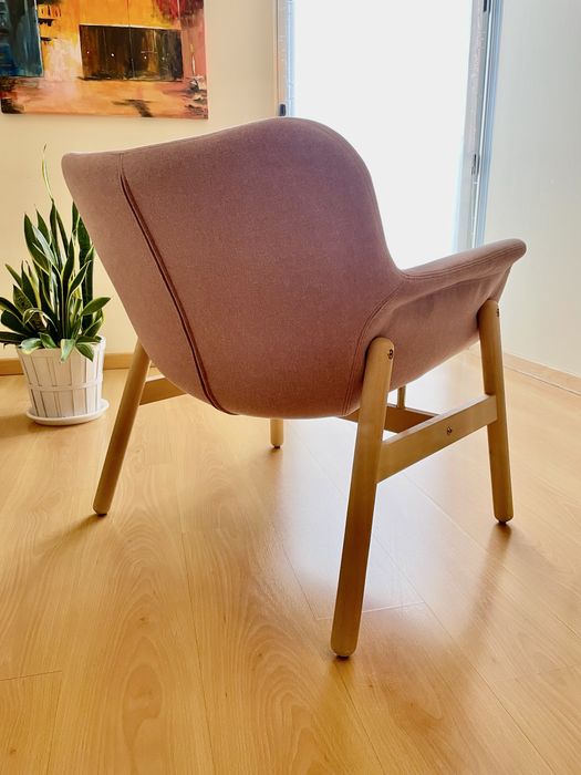Poltrona, cadeirão - Ikea Vedbo rosa