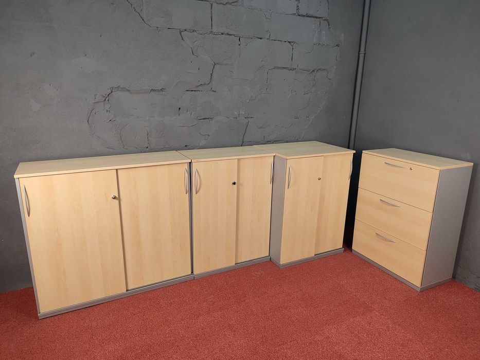 Konig+Neurath szafa szafka biurowa kontener na dokumenty kolor brzoza