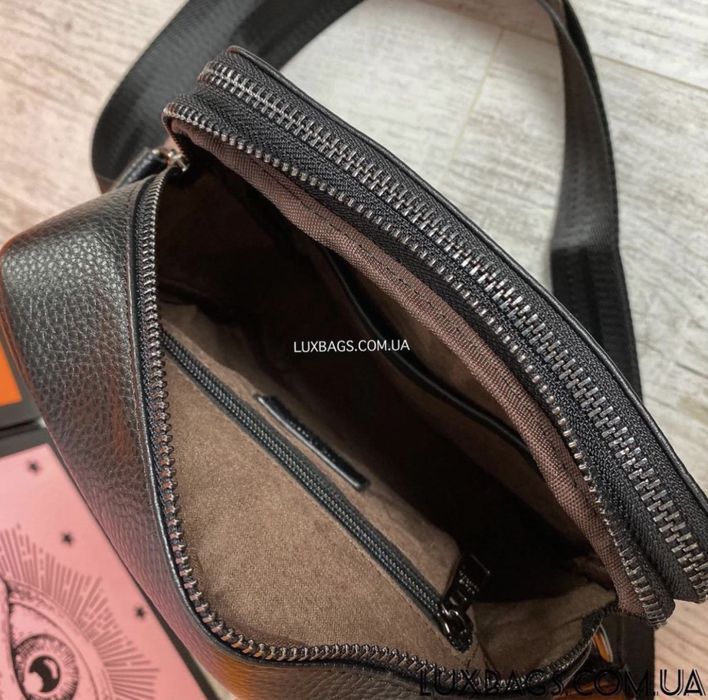Мужская кожаная сумка через плечо Louis Vuitton
