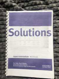 Solutions Upper- intermediate Work book і Student book