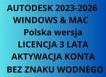 Autodesk 2026 3 Lata Oryginał