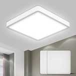 LQWELL Lampa sufitowa LED 18W, IP44, 6000K, 1600lm, 22x22x2,4 cm 2szt