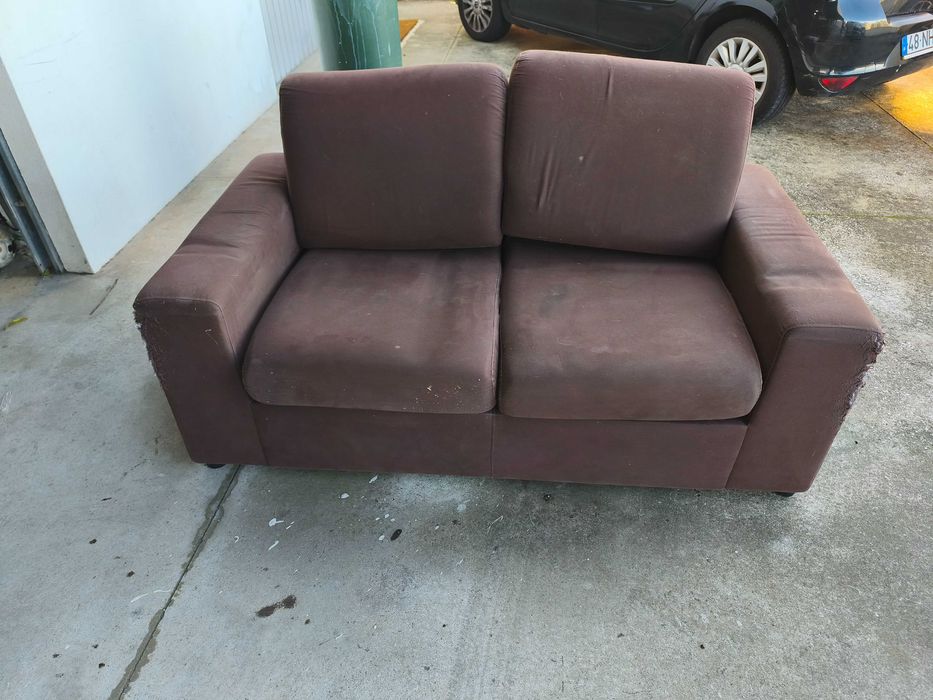 sofá cama de dois lugares