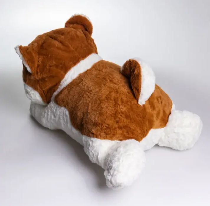 Іграшка-подушка Хаскі з пледом 100*180 см. Игрушка-подушка Хаски. Флис