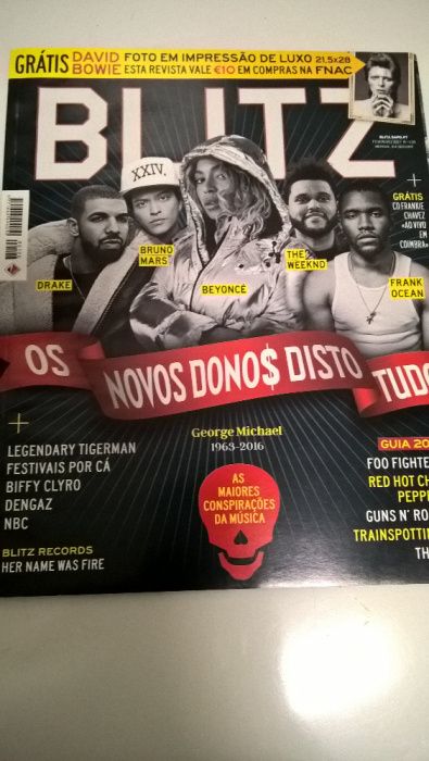 Revista Blitz - Capa Beyoncé, The Weeknd, Drake (portes incluídos)