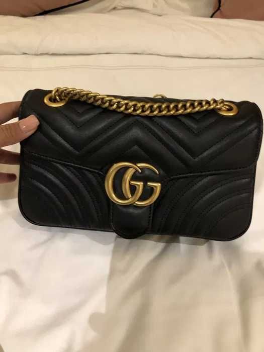 GG Marmont small quilted shoulder bag