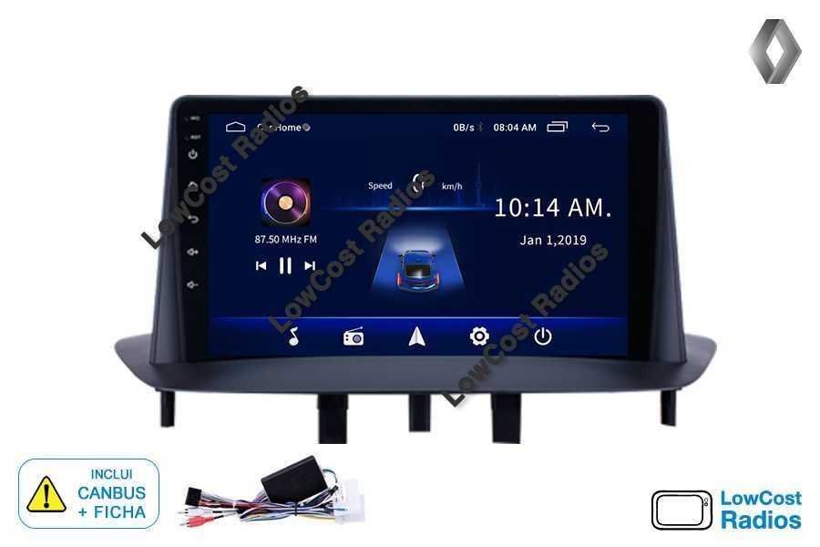 PROMO: Auto Rádio 9' RENAULT MEGANE 3 | GPS ANDROID BT USB APPS WIFI