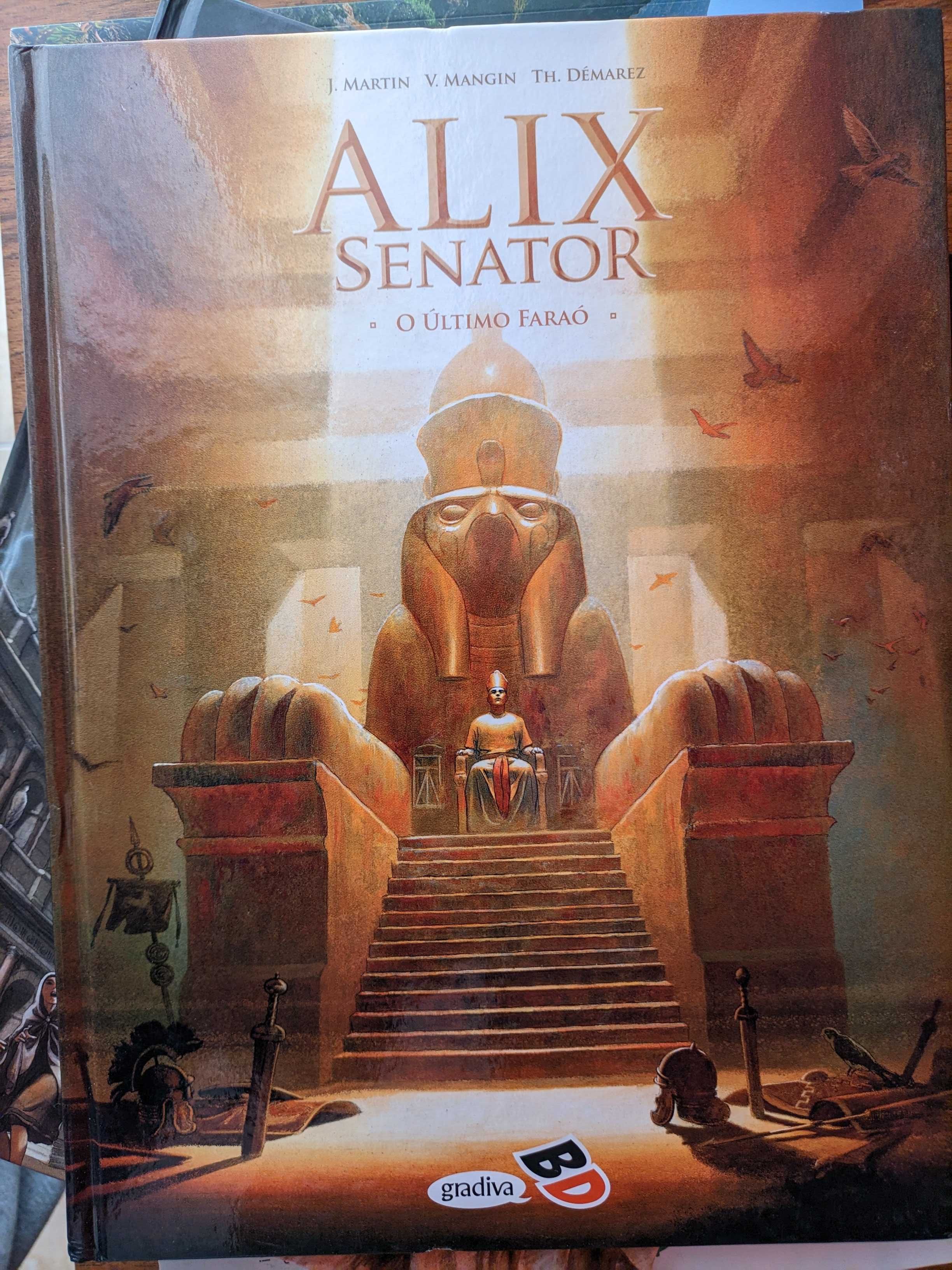 Livros BD: Alix Senator 1-As Águias de Sangue e 2-O Último Faraó