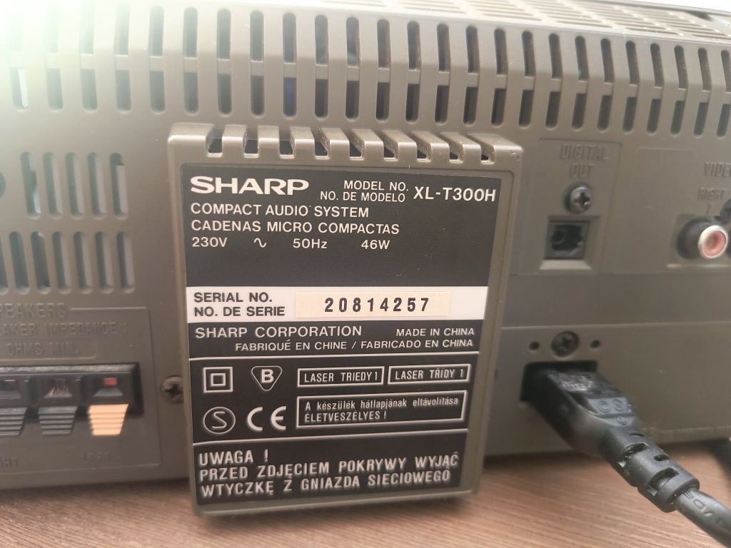 Sharp audio system