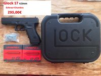 Pistola Pressão de ar (CO2) Glock 17+GEN4+GEN5 blowback de aço 4.5mm