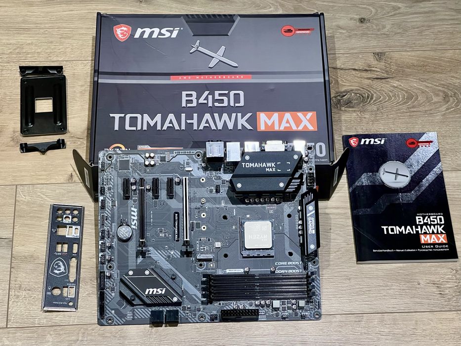Plyta główna MSI B450 Tomahawk Max z AMD Ryzen 5 3600