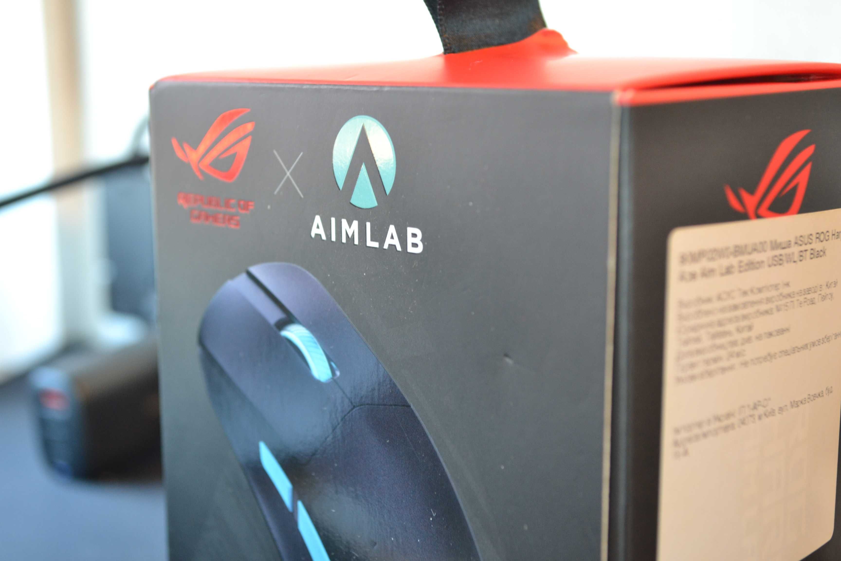 коробка від миші  ASUS ROG Harpe Ace Aim Lab