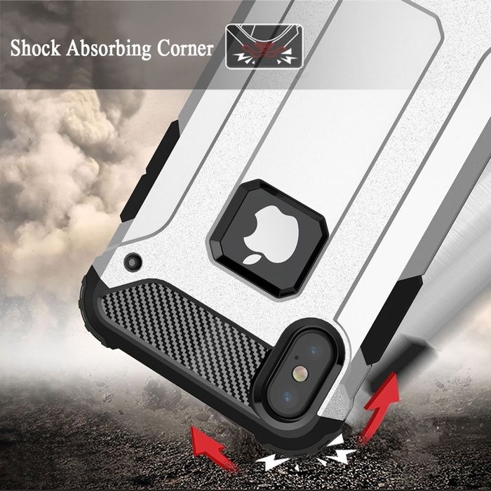 Z505 Capa Dura Armor Hybrid Tough Shockproof iPhone XS MAX