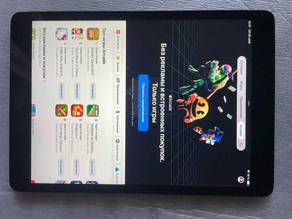 Apple iPad 9./ 256 gb/ Wi-Fi/. Батарея 100%.