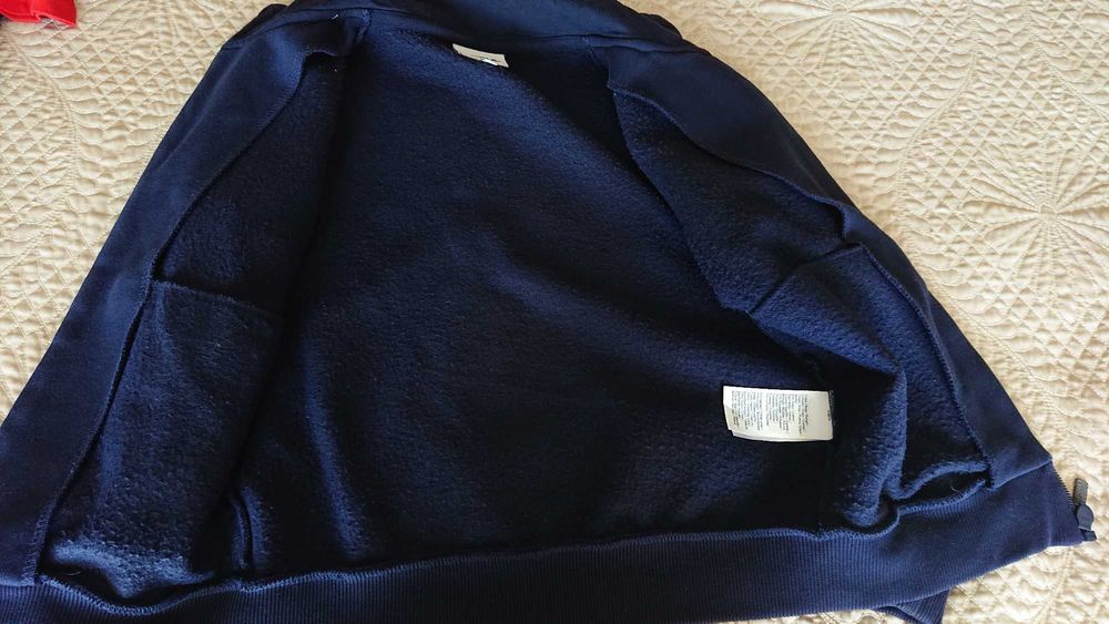 Sweat com Zip Lacoste como novo