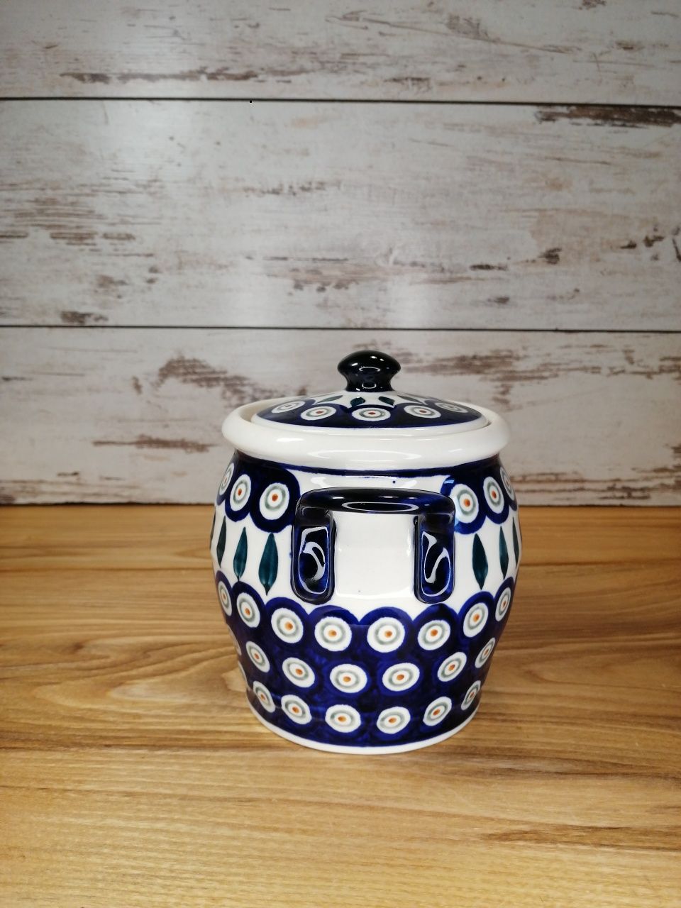 Pojemnik ceramiczny na sypkie 0,8 L Z.C.B ceramika Bolesławiec