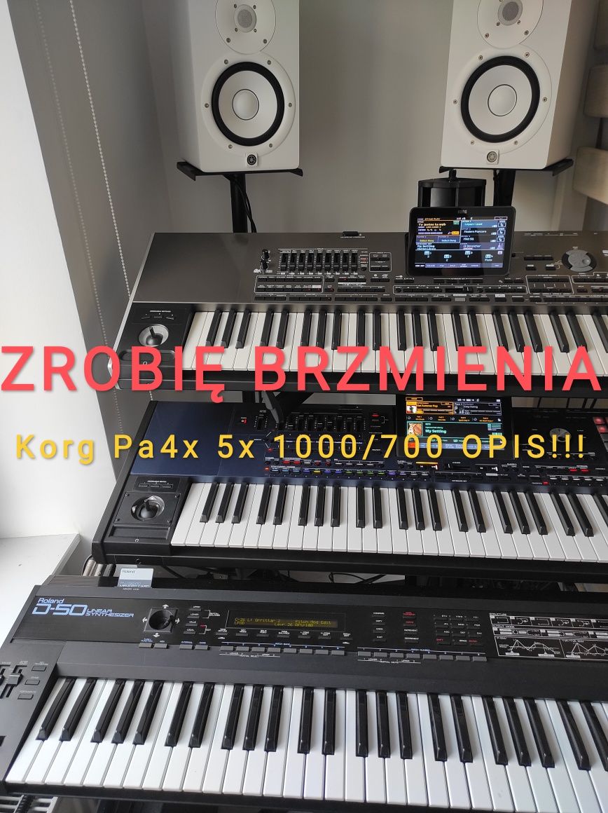 Tworzenie brzmień do korga Pa5x Pa4x Pa1000/700 z instrumentów Klienta