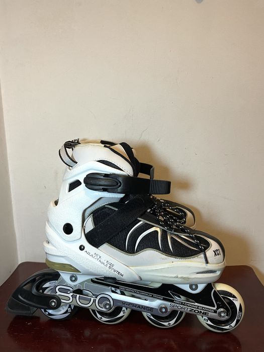 Patins preto e branco